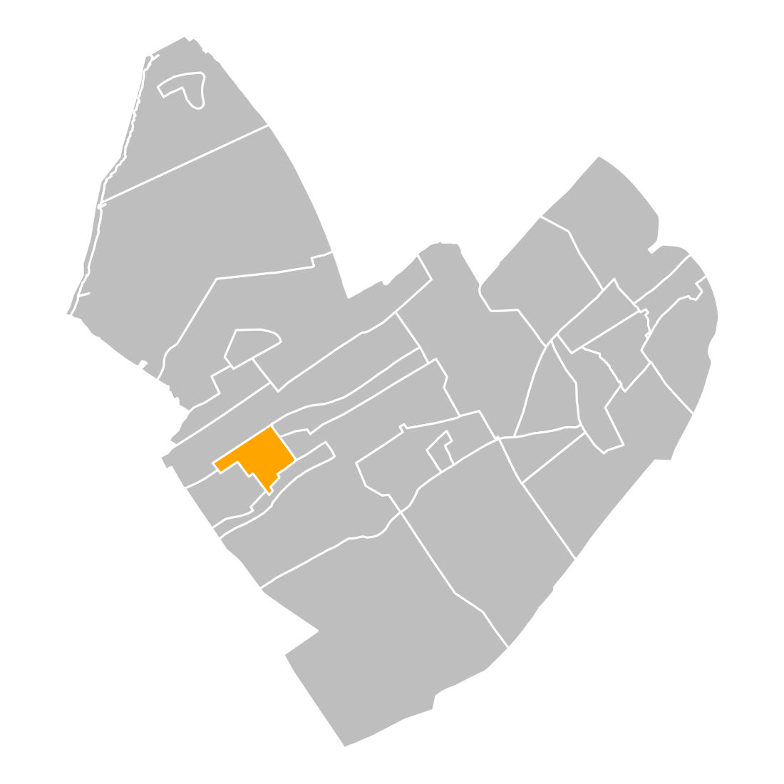 Locatie van buurt Oldebroek in Oldebroek