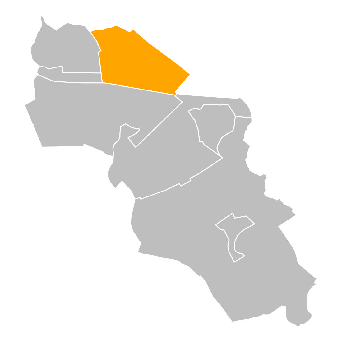 Locatie van buurt Bunnik in Bunnik