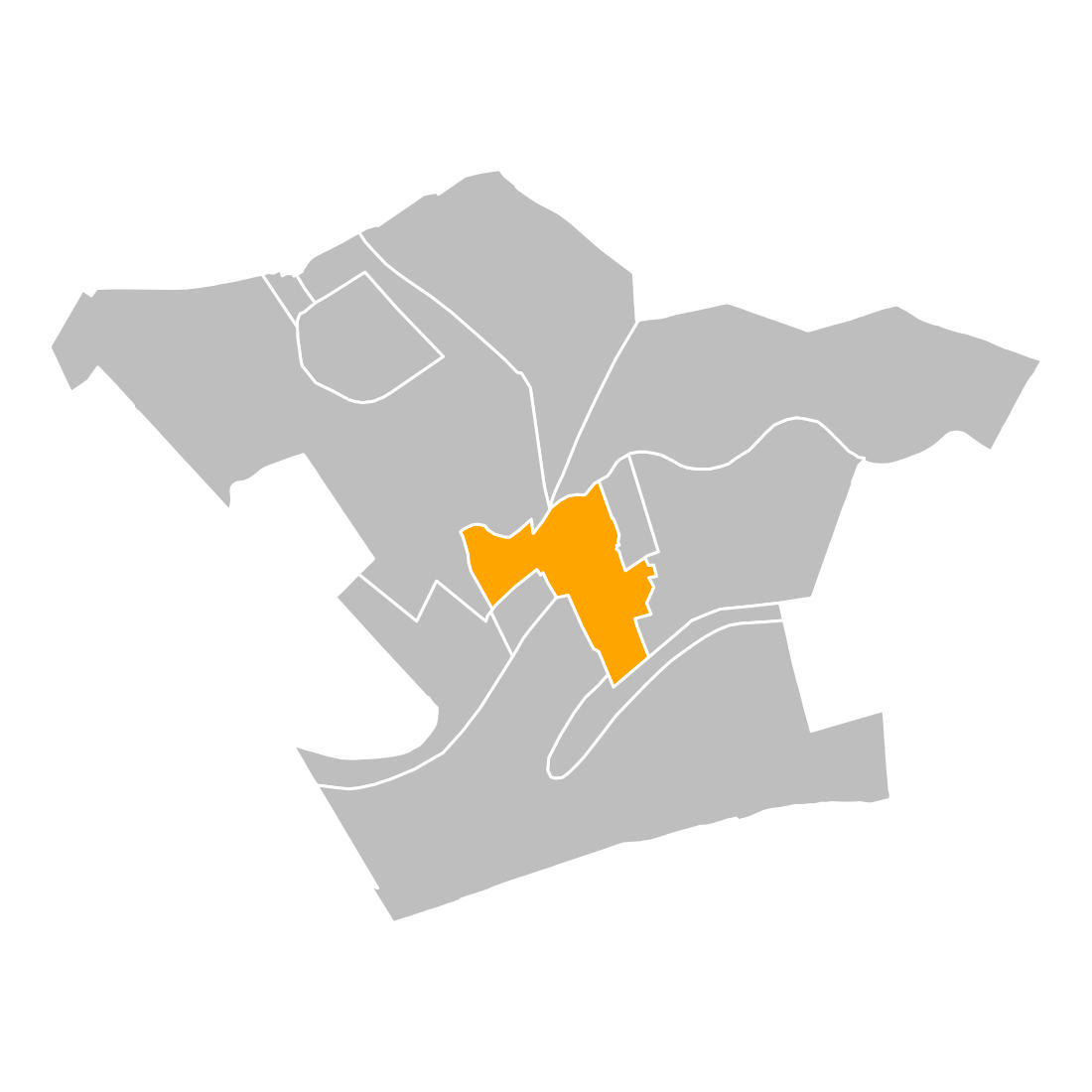 Locatie van buurt Montfoort in Montfoort