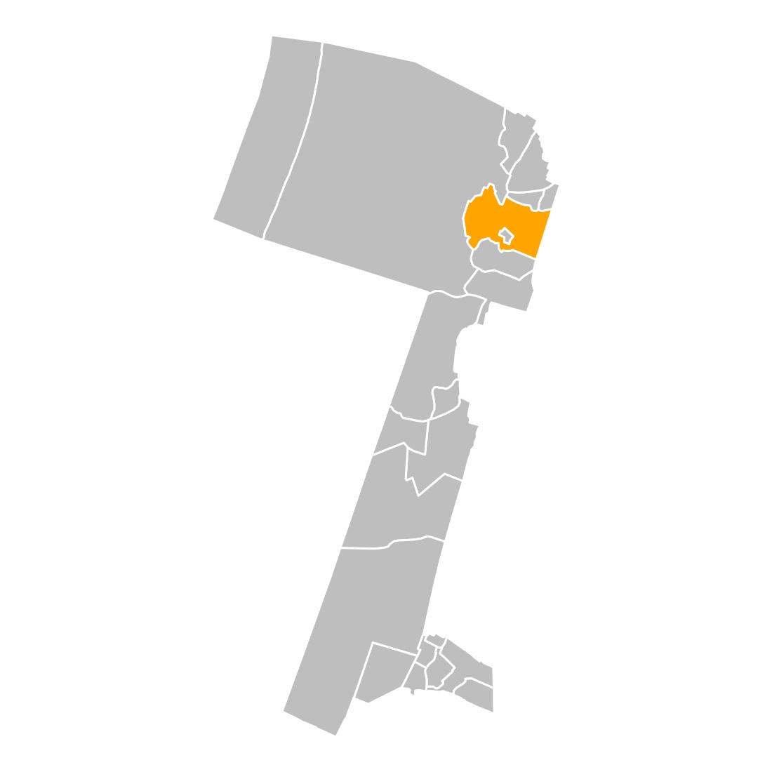 Locatie van buurt Bloemendaal in Bloemendaal