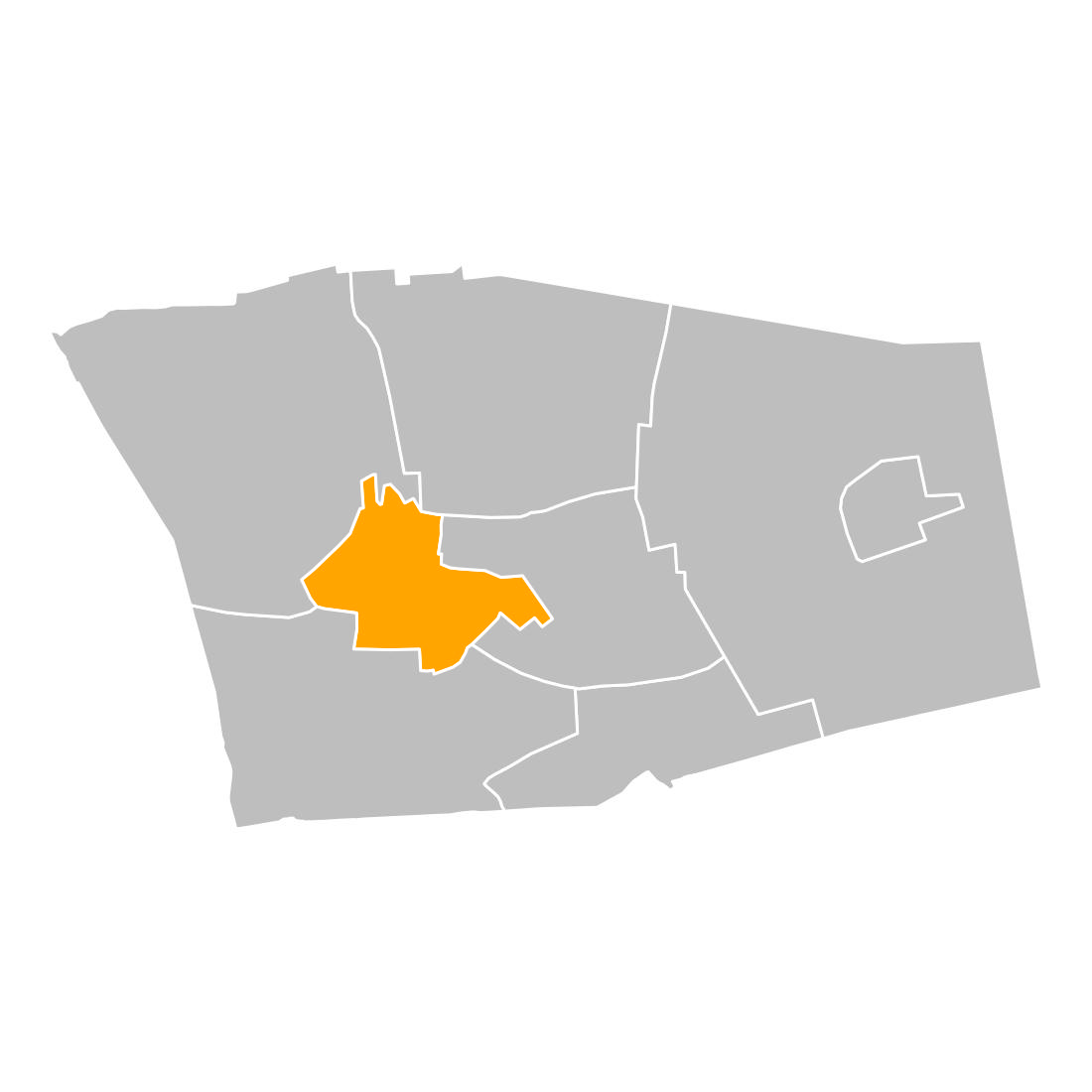 Locatie van buurt Boekel in Boekel Locatie van buurt Boekel in Boekel