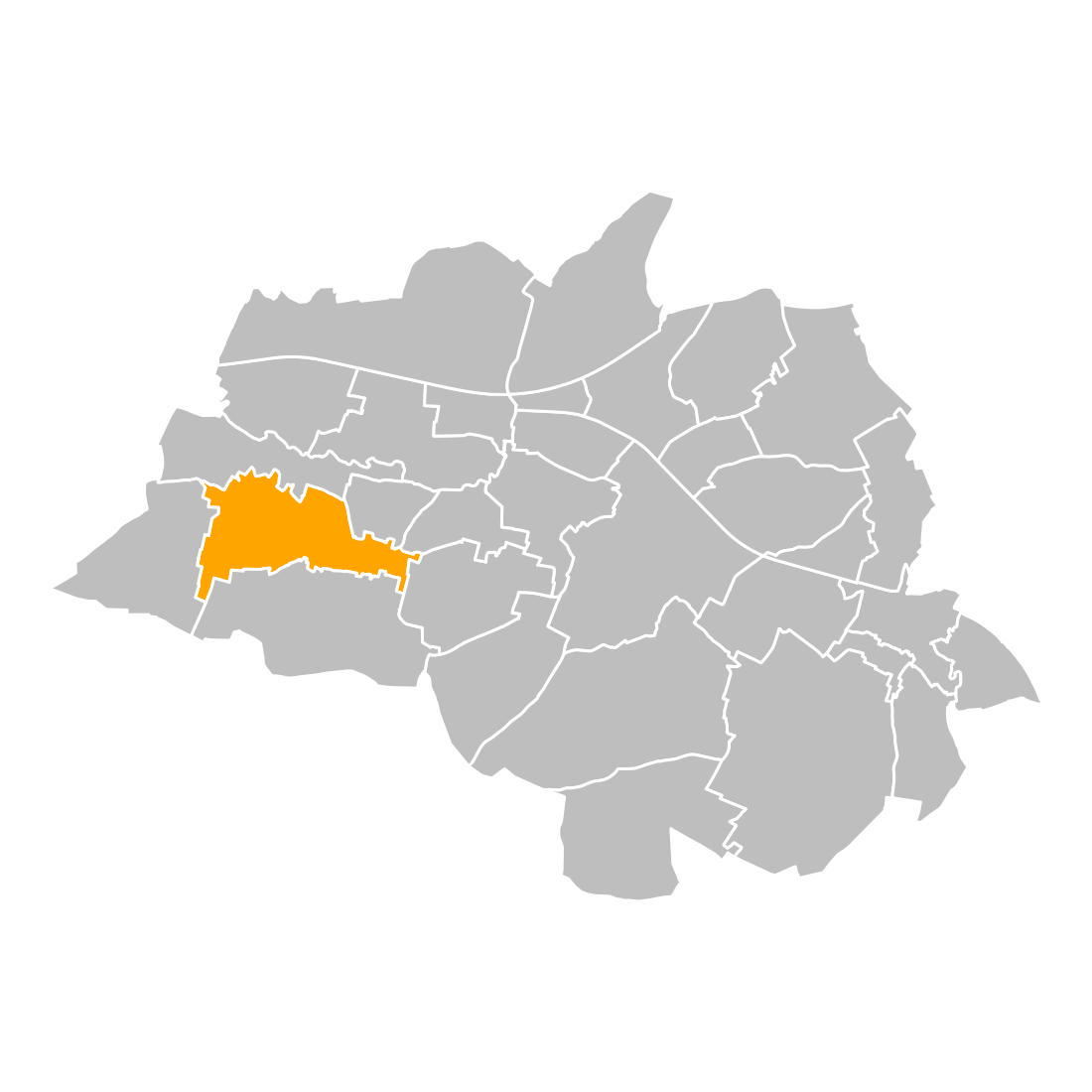 Locatie van buurt Berg in Valkenburg aan de Geul